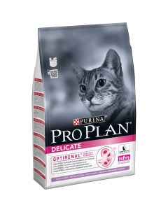 Сухой корм для кошек Delicate Optirenal индейка 3кг Pro plan