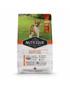 Сухой корм для щенков Nutrique Dog Puppy для средних пород с индейкой 3 кг Vitalcan