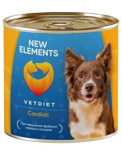 Влажный корм для собак VETDIET Cardiac морская рыба 340 г New elements