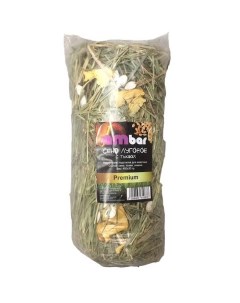 Наполнитель для грызунов Premium сено с тыквой и семечками 2 шт по 400 гр Ambar
