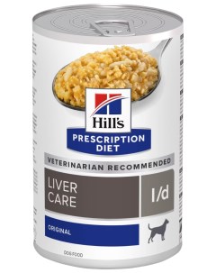 Влажный корм для собак Prescription Diet l d оригинальный вкус 370 г 3 и 1 шт Hill`s