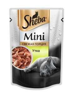 Влажный корм для кошек Mini c уткой 50г Sheba
