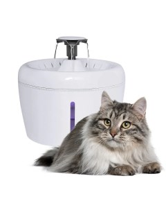 Поилка фонтан для кошек и собак Smart белый 2 5 л Zoowell