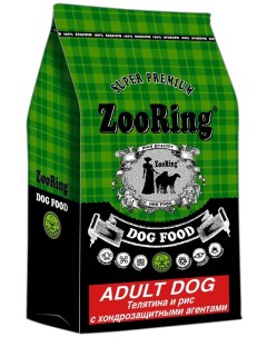 Сухой корм для собак ADULT DOG с телятиной и рисом для суставов 2 кг Zooring