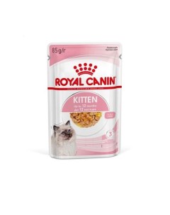Влажный корм для котят Kitten Instinctive мясо в желе 24шт по 85г Royal canin