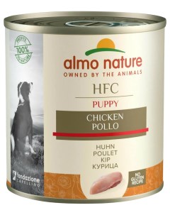 Влажный корм для щенков HFC Natural Puppy Chicken с курицей 280 г 12 шт Almo nature