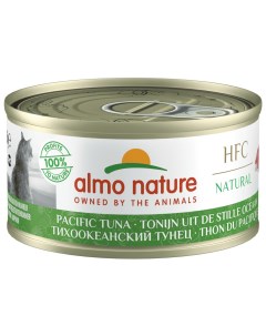 Влажный корм для кошек HFC Natural с тихоокеанским тунцом 24x150 г Almo nature