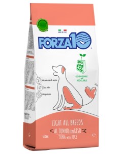 Сухой корм для собак MAINTENANCE LIGHT ADULT ALL BREEDS с тунцом и рисом 12 5 кг Forza10