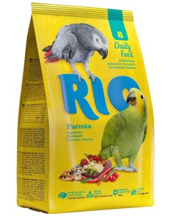 Сухой корм для крупных попугаев PARROTS 4 шт по 1 кг Rio