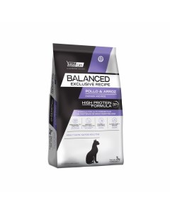 Сухой корм для кошек Balanced Cat Adult Exclusive Recipe с курицей и рисом 3 кг Vitalcan
