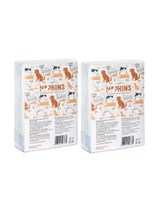 Пеленки для собак впитывающие 60х40 см 5 шт 2 уп Napkins
