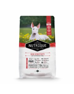 Сухой корм для собак Nutrique при чувствительной коже с индейкой 3 кг Vitalcan