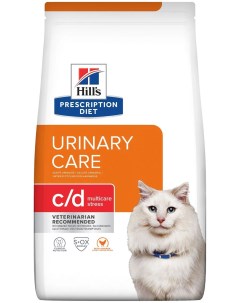 Сухой корм для кошек Prescription Diet C D Urinary Stress 1 5 кг Hill`s