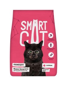 Сухой корм для кошек ягненок 4 шт по 1 4 кг Smart cat