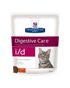 Сухой корм для кошек Prescription Diet i d Digestive Care курица 400 г Hill`s