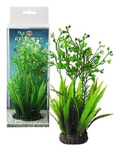 Искусственное растение для аквариума Композиция 9 20см пластик Fauna international
