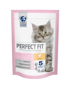 Сухой корм для котят Junior курица 0 19кг Perfect fit