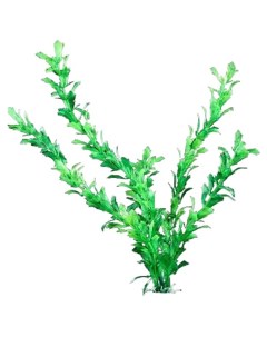 Искусственное растение аквариумное зеленый 4х30 см 5 шт Пижон
