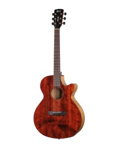 SFX Myrtlewood BR SFX Series Электро акустическая гитара с вырезом коричневая Cort