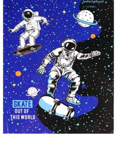 Дневник скейтинг в космосе тв переплет глянцевая ламинация 40 л Profit