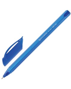 Ручка шариковая Extra Glide Tone синий цвет чернил трехгранная 12шт Brauberg