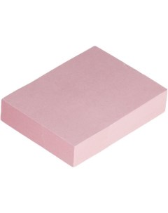 Клейкие закладки бумажные Economy розовый по 100л 38х51мм 12 уп Attache