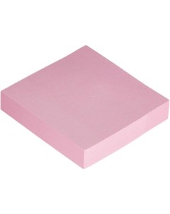 Клейкие закладки бумажные Economy розовый по 100л 51х51мм 12 уп Attache
