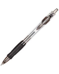 Ручка гелевая автоматическая G 987 0 5мм черный резиновая манжетка 12шт Attache