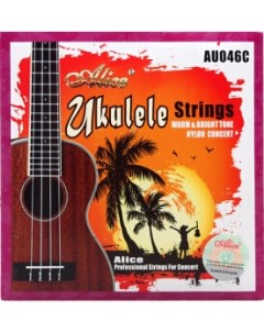 Комплект струн для концертного укулеле AU046 C Alice
