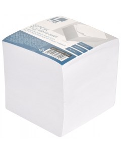 Блок для записей 9х9х9 см Куб непроклеенный белый 12 шт Lite