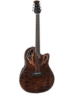 Электроакустическая гитара CE48P TGE Celebrity Elite Plus Super Shallow Tiger Eye Ovation