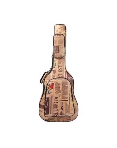 Гитарный чехол Newspaper газета 12 mm для классической и акустической гитары Deviser