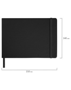 Скетчбук белая бумага 210х148 мм 80 л Art Classic черный 113182 2 шт Brauberg