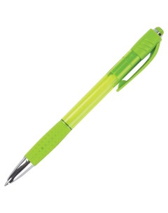 Ручка шариковая с грипом SUPER синяя корпус зеленый пишущий узел 0 7 мм 24 шт Brauberg