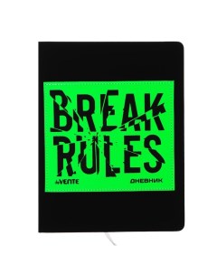 Дневник универсальный для 1 11 класса Break Rules твёрдая обложка искусственная Devente