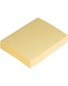 Клейкие закладки бумажные Economy желтый по 100л 38х51мм 12 уп Attache