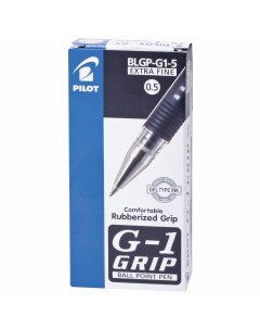 Ручка гелевая с грипом G 1 Grip 12 шт Pilot