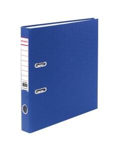 Папка регистратор с покрытием из ПВХ 50 мм синяя 220888 5 шт Brauberg