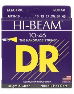 Струны для электрогитары MTR 10 HI BEAM Dr string