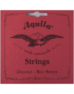Струны для укулеле Red Series 86U концерт Low G C E A Aquila