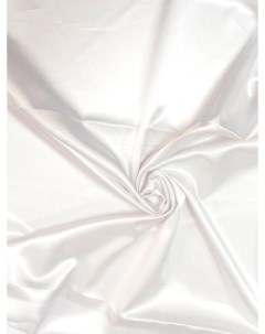 Ткань Атлас Стрейч БП1 000 отрез 100 145см цвет белый Ткани, что надо!