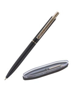 Ручка подарочная шариковая Larghetto синяя корпус черный 143476 2 шт Brauberg