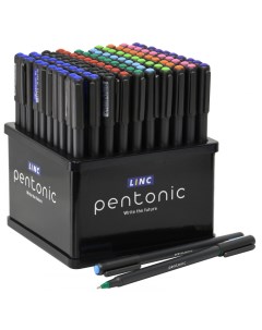 Ручка шариковая PENTONIC SILVER ассорти 1 мм 100 шт Linc