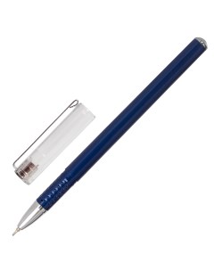 Ручка шариковая Oxet 0 35мм синяя корпус синий масляная основа 24 уп 143002 Brauberg
