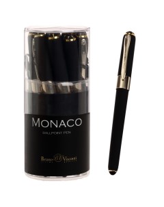 Ручка шариковая BrunoVisconti Monaco узел 0 5 мм стержень синий корпус чёрный Bruno visconti
