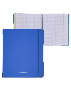 Тетрадь А5 48 л в клетку FolderBook съемная пластиковая обложка на резин Erich krause