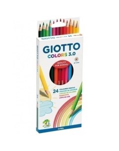Набор цветных карандашей colors 3 0 24 цвета Giotto