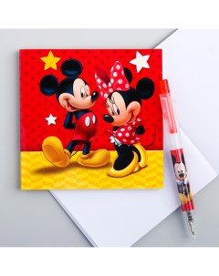 Блокнот с ручкой микки маус и его друзья Disney