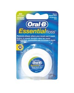 Зубная нить Essential floss мятная Oral-b