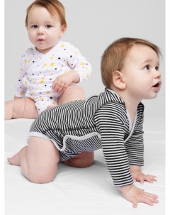 Боди детское трикотажное для мальчиков 2 шт в комплекте Playtoday newborn-baby